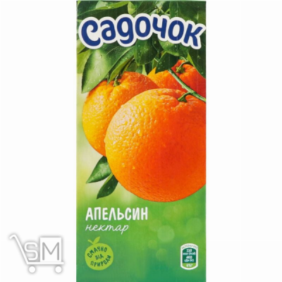 Сравнить цены на Нектар Садочок апельсиновий 0,95л
