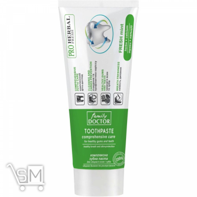 Сравнить цены на Зубная паста Family Doctor мятная комплексная 250г