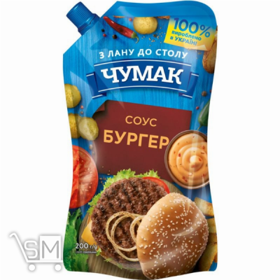 Сравнить цены на Соус Чумак Бургер з легкою гостринкою 200г