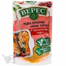 Жидкая приправа Верес Пряный цыпленок в горчичном соусе 200г