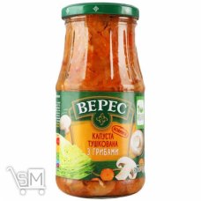 Капуста Верес тушеная с грибами 500г