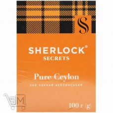 Чай чорний Sherlock Secrets Pure Ceylon 100г