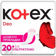 Прокладки ежедневные Kotex Ультра Тонкие Део 20шт