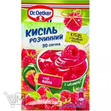 Кисіль Dr.Oetker Малина та шматочки фруктів 32г Кисіль Dr.Oetker Малина та шматочки фруктів 32г