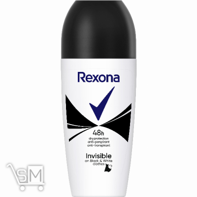 Сравнить цены на Дезодорант Rexona Невидимий на чорному та білому роликовий 50мл