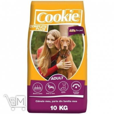 Сравнить цены на Корм сухий Cookie with Chicken з куркою для собак 10кг