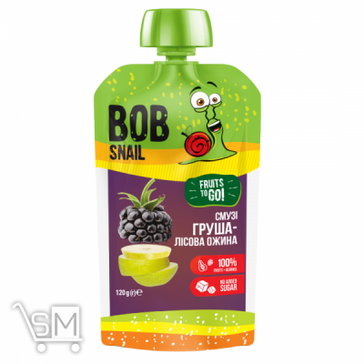 Сравнить цены на Смузі Bob Snail Груша-Лісова ожина 120г