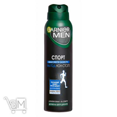 Сравнить цены на Антиперспирант Garnier mineral Men Спорт 150мл