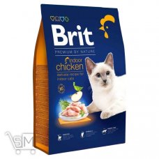 Сухой корм для кошек живущих в помещении Brit Premium Cat Indoor курица 1,5кг
