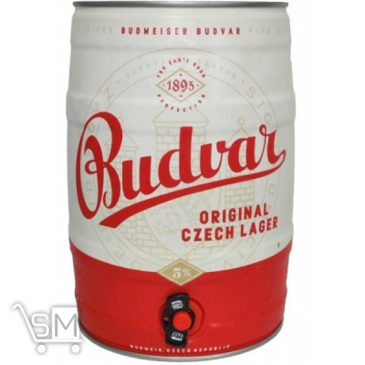 Сравнить цены на Пиво Budweiser Budvar светлое фильтрованное 5% 5л