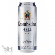 Пиво Krombacher Hell світле 5% 0,5л