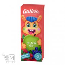 Сок Galicia ягодный с мякотью 200мл