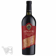 Вино Aznauri Granato Valley красное полусладкое 9-13% 1,5л