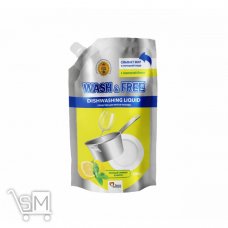Средство для мытья посуды  Wash&Free  Лимон и мята 500г