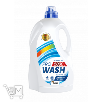 Сравнить цены на Гель для прання Pro Wash Універсальний 5л