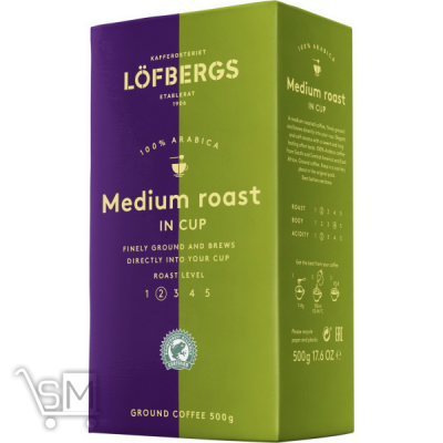 Сравнить цены на Кава Lofbergs Medium Roast мелена 500г