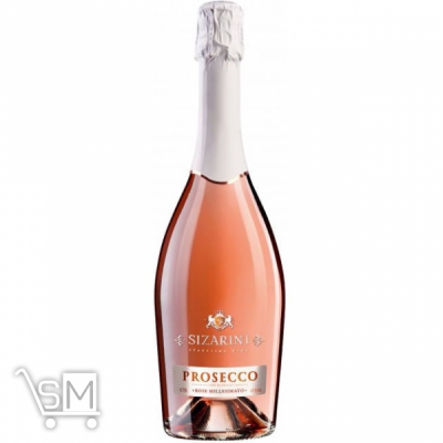 Сравнить цены на Вино игристое Sizarini Prosecco розовое экстрасухое 11% 0,75л