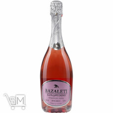 Вино игристое Bazaleti розовое брют 12% 0,75л