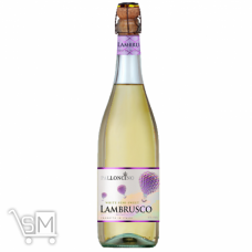 Вино ігристе Palloncino Lambrusco біле напівсолодке 8% 0,75л