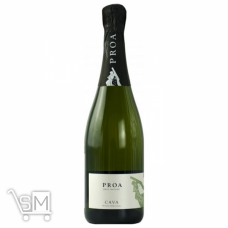 Вино игристое Proa Cava Brut Nature белое 11,5% 0,75л