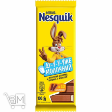 Шоколад молочный Nesquik с начинкой с молоком 100г