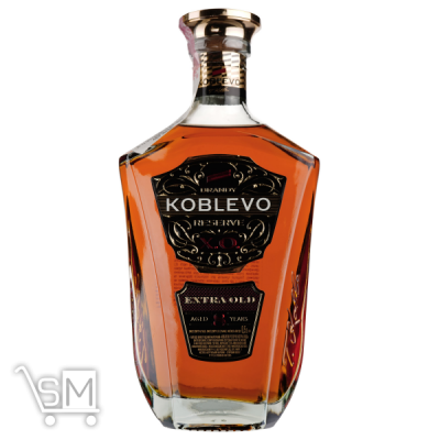 Сравнить цены на Бренді Koblevo Extra Old Reserve X.O. виноградний марочний 8 років 40% 0,5л