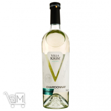 Вино Villa Krim Шардоне белое сухое 9,5-14% 0,75л