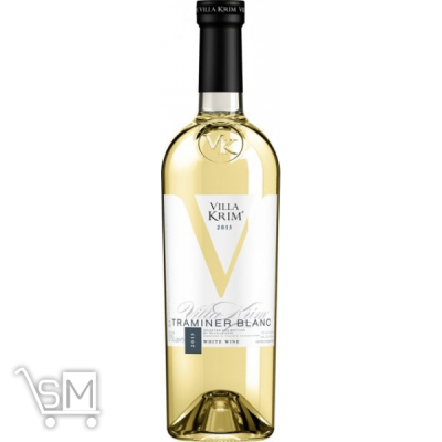 Сравнить цены на Вино Villa Krim Трамінер Блан біле напівсолодке 16% 0,75л