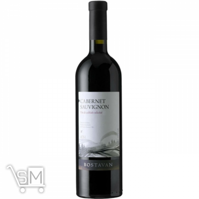 Сравнить цены на Вино Bostavan Cabernet Sauvignon красное полусладкое 12,5% 0,75л