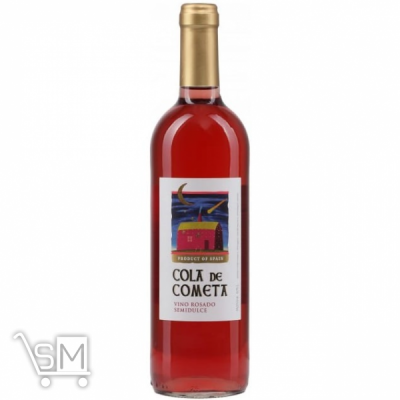 Сравнить цены на Вино Cola de Cometa рожеве напівсолодке 10,5% 0,75л