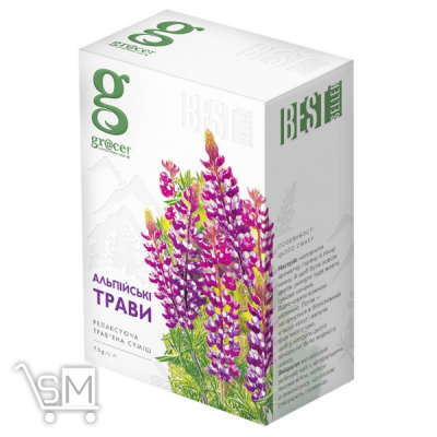 Сравнить цены на Чай зелений G`tea! Alpine Herbs 75г