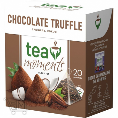 Сравнить цены на Чай чорний Tea Moments Chocolate Truffle 1,8г*20шт