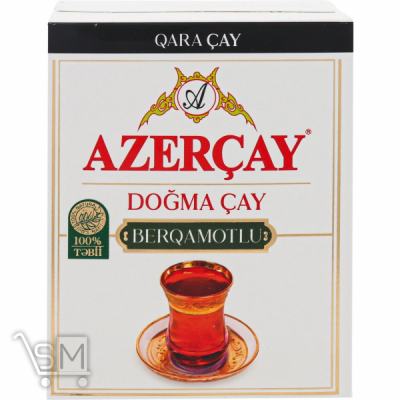 Сравнить цены на Чай чорний Azercay з бергамотом листовий 100г