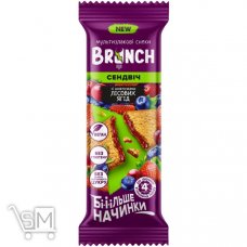 Снеки АВК Brunch мультизлаковые с кусочками лесных ягод 56г
