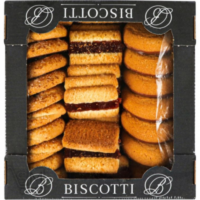 Сравнить цены на Печиво Biscotti Фраголіно мікс 550г