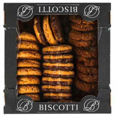 Сравнить цены на Печиво Biscotti Дольче Місто Мікс здобне пісочно-відсадне 450г