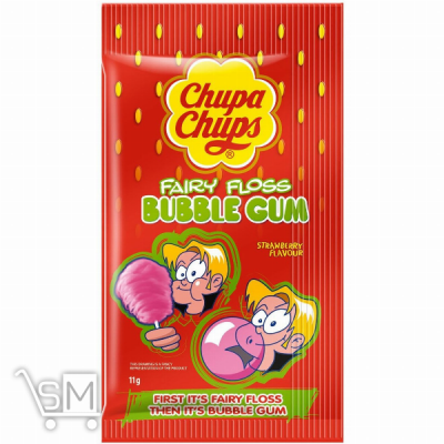 Сравнить цены на Жувальна гумкa Chupa Chups Bubbly зі смаком полуниці 11г