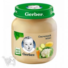 Пюре Gerber Овощной микс 130г