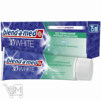 Сравнить цены на Зубная паста Blend-a-med 3D White Мятный поцелуй 75мл