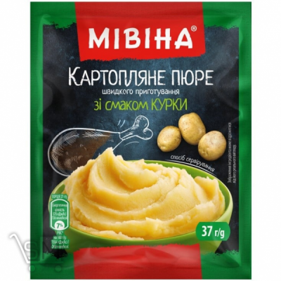 Сравнить цены на Картопляне пюре МІВІНА® зі смаком Курки 37г