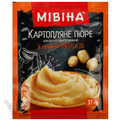 Сравнить цены на Картопляне пюре МІВІНА® зі смаком Вершків 37г