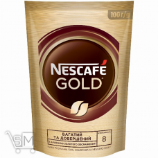 Кава Nescafe Gold розчинна 100г