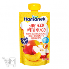 Пюре Hamanek яблоко с манго 120г