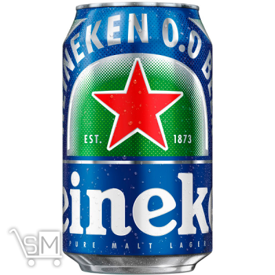 Сравнить цены на Пиво Heineken безалкогольное 0,0% 0,33л