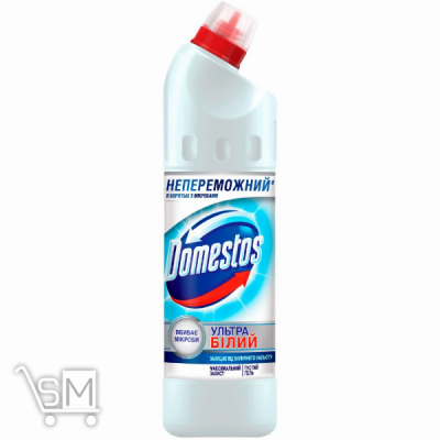Сравнить цены на Засіб дезінфікуючий Domestos Ультра білий 500мл