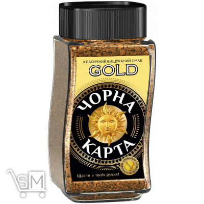 Сравнить цены на Кофе «Чорна Карта» «Gold» растворимый 190г