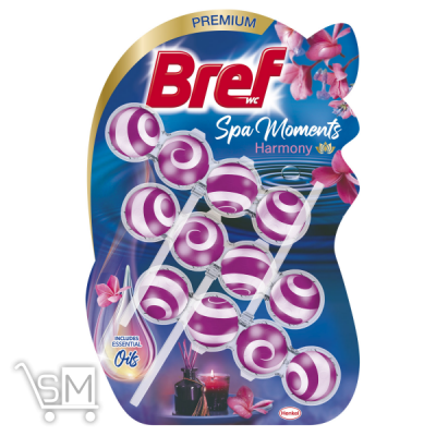 Сравнить цены на Блок для унітазу Bref Spa Moments Harmony 3х50г