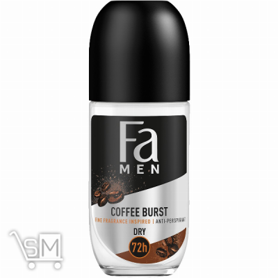 Сравнить цены на Антиперспирант Fa Men Coffee Burst мужской роликовый 50мл