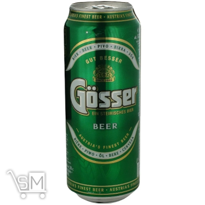 Сравнить цены на Пиво Gosser светлое 5,2% 0,5л