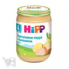 Пюре ХиПП Картофельное пюре с кроликом для детей с 4 месяцев 190г
